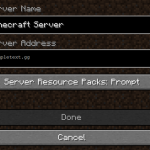 What is the server IP for Minecraft?